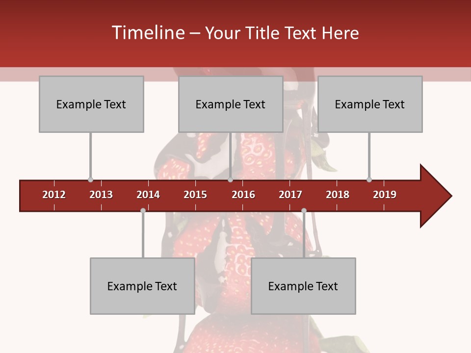 A Chocolate Covered Strawberry Powerpoint Presentation PowerPoint Template