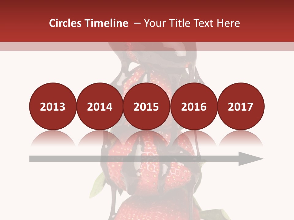 A Chocolate Covered Strawberry Powerpoint Presentation PowerPoint Template