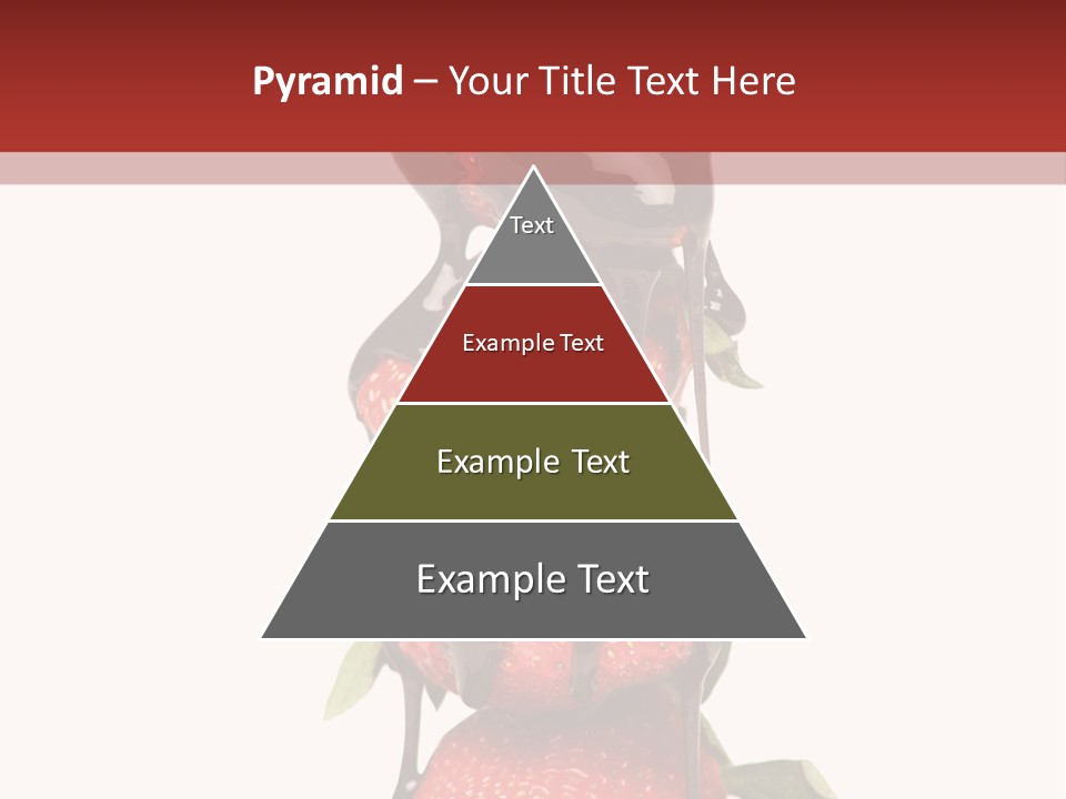 A Chocolate Covered Strawberry Powerpoint Presentation PowerPoint Template