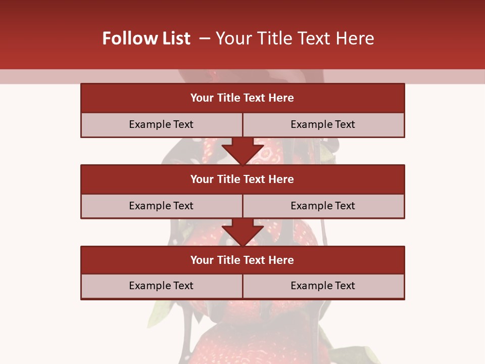 A Chocolate Covered Strawberry Powerpoint Presentation PowerPoint Template