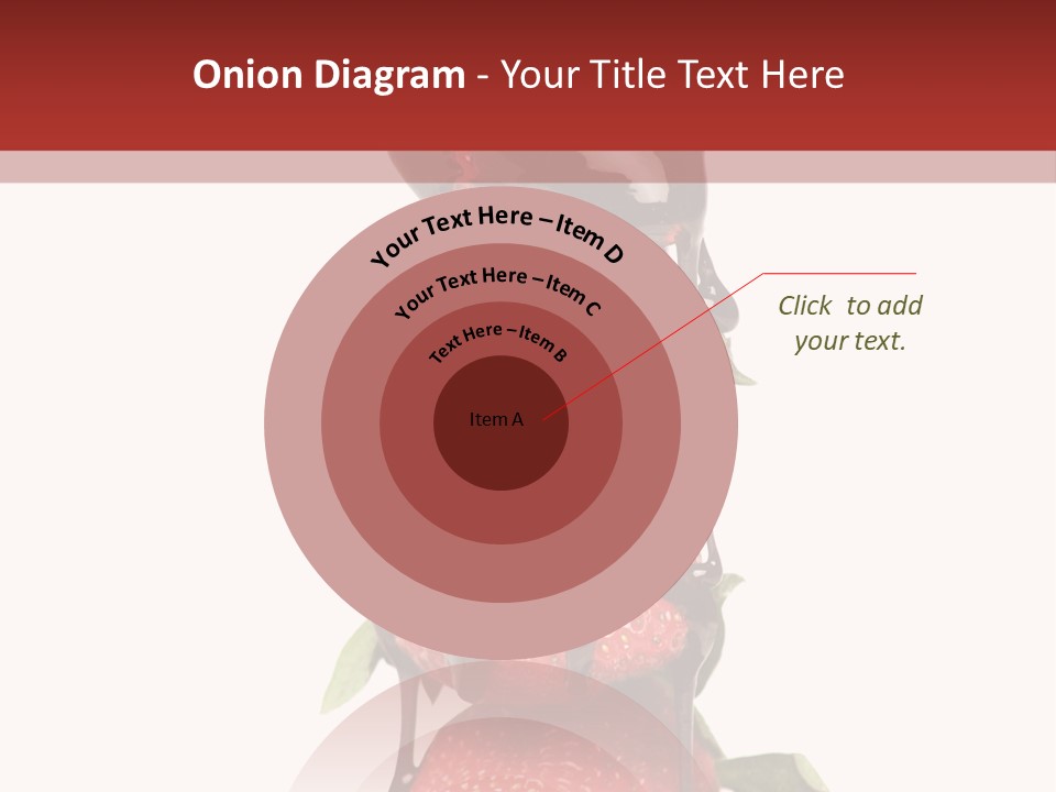 A Chocolate Covered Strawberry Powerpoint Presentation PowerPoint Template