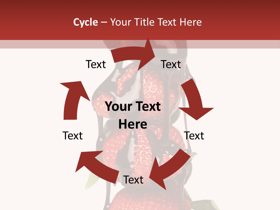 A Chocolate Covered Strawberry Powerpoint Presentation PowerPoint Template