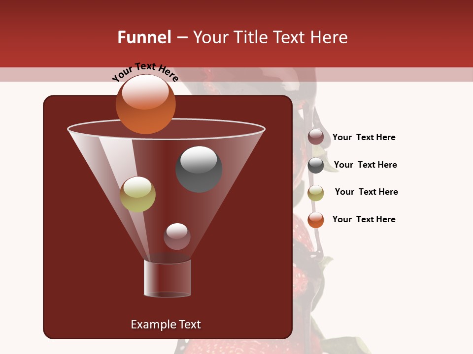 A Chocolate Covered Strawberry Powerpoint Presentation PowerPoint Template