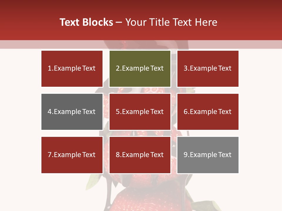 A Chocolate Covered Strawberry Powerpoint Presentation PowerPoint Template