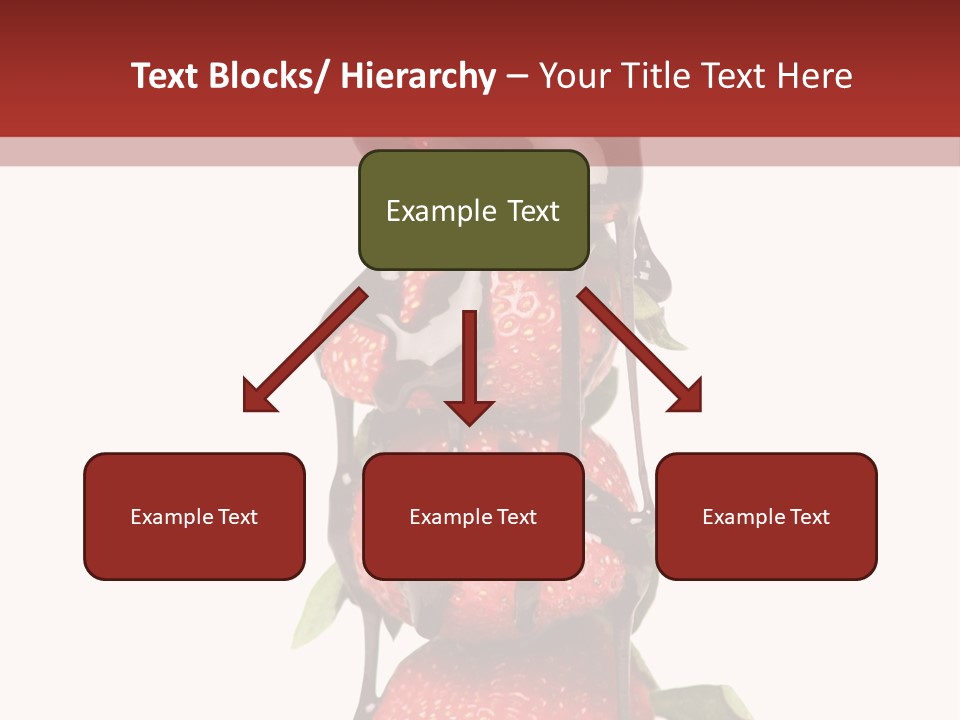 A Chocolate Covered Strawberry Powerpoint Presentation PowerPoint Template