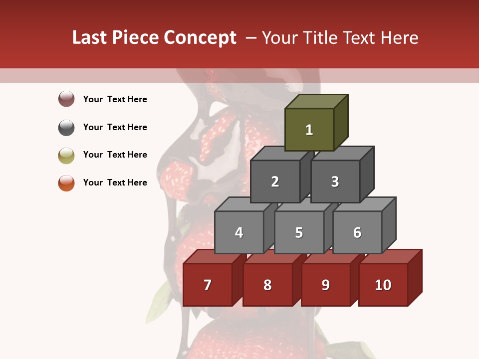 A Chocolate Covered Strawberry Powerpoint Presentation PowerPoint Template