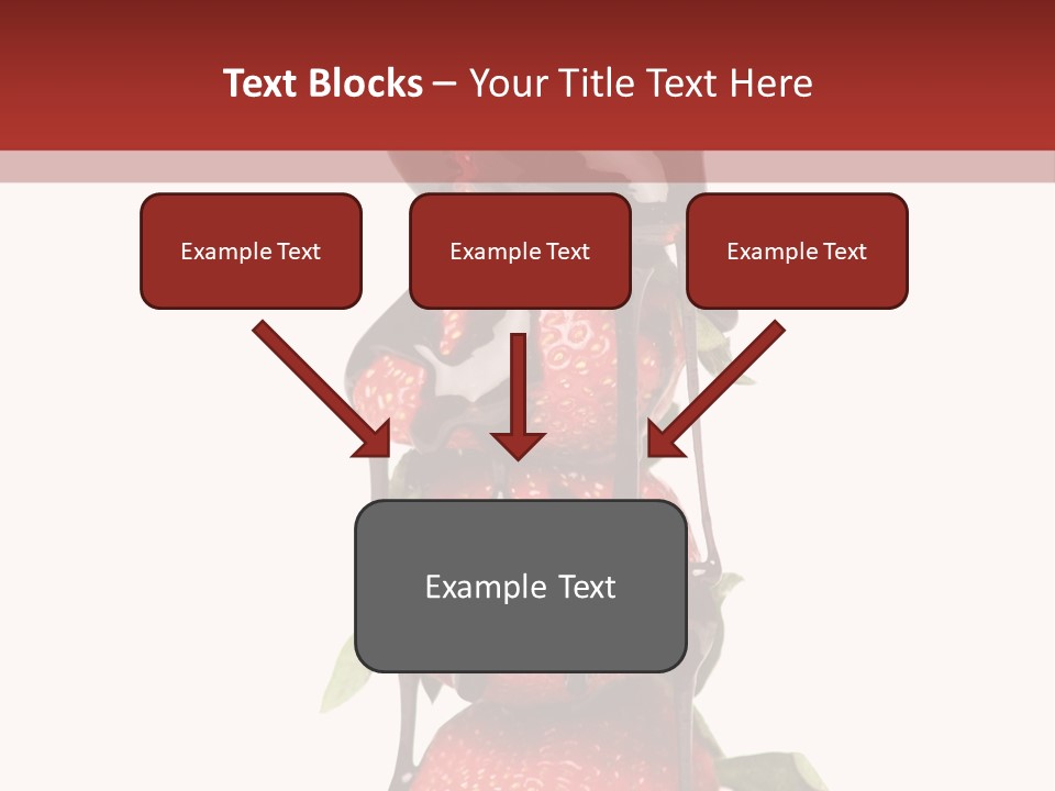 A Chocolate Covered Strawberry Powerpoint Presentation PowerPoint Template