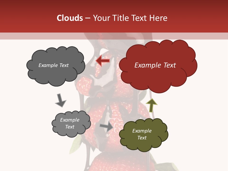 A Chocolate Covered Strawberry Powerpoint Presentation PowerPoint Template