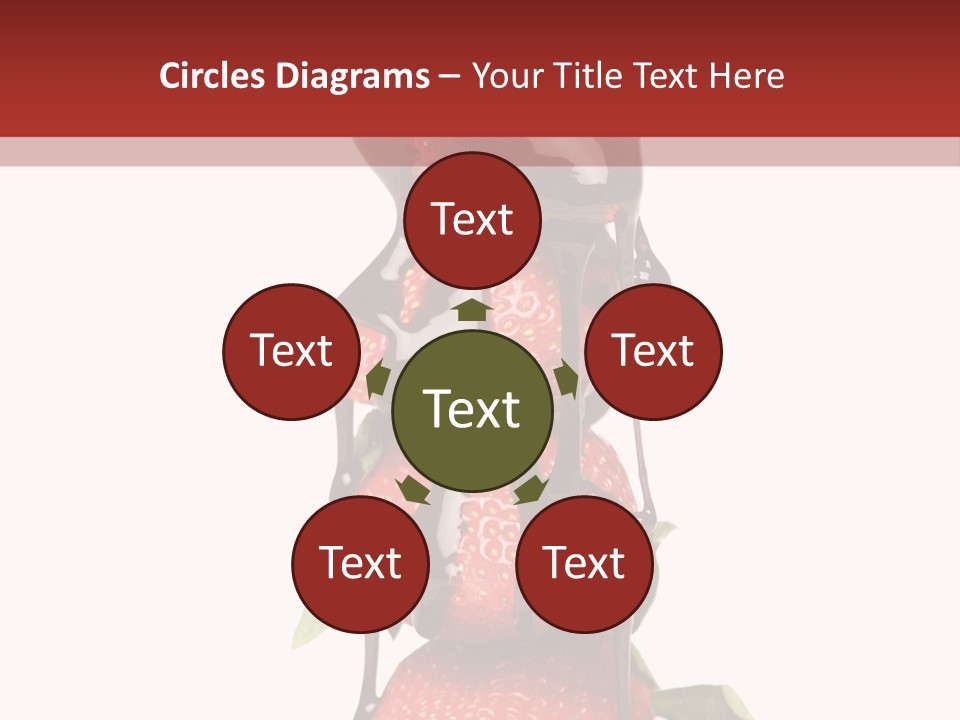 A Chocolate Covered Strawberry Powerpoint Presentation PowerPoint Template