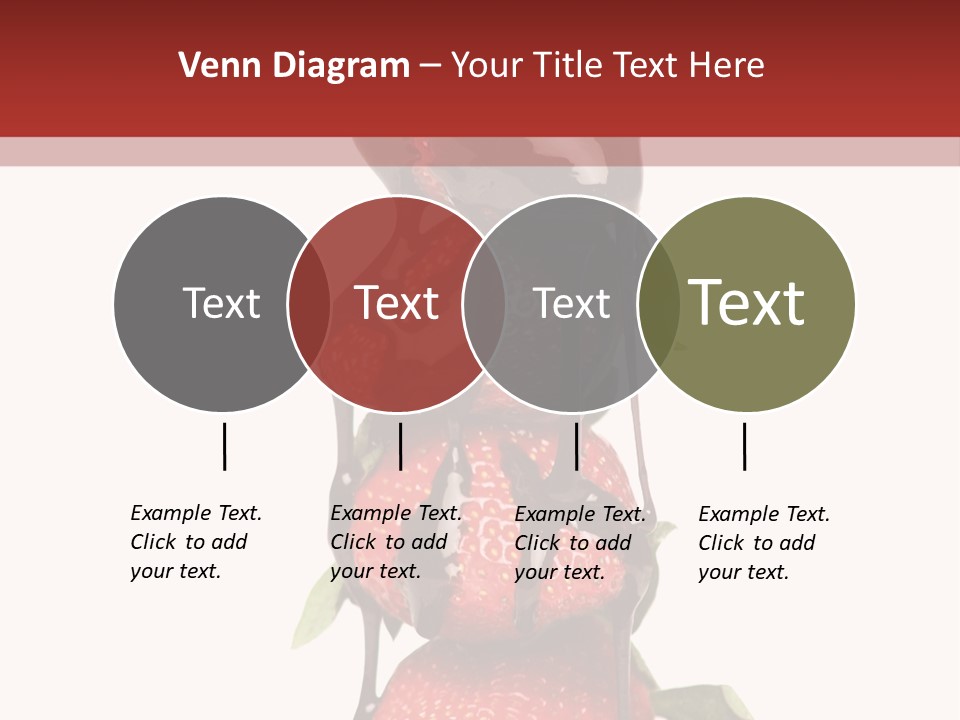 A Chocolate Covered Strawberry Powerpoint Presentation PowerPoint Template