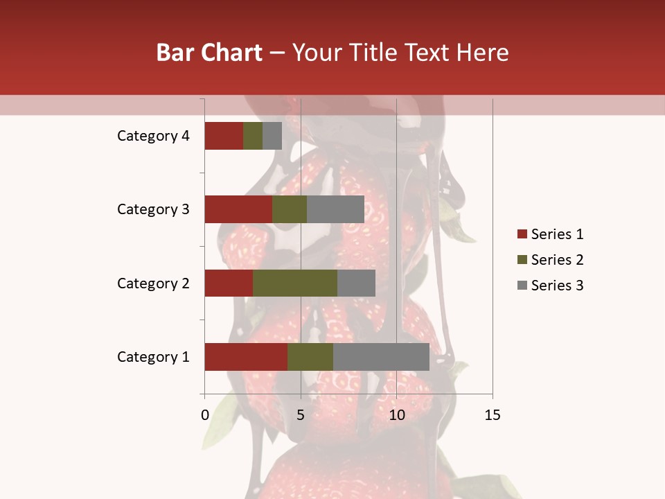 A Chocolate Covered Strawberry Powerpoint Presentation PowerPoint Template