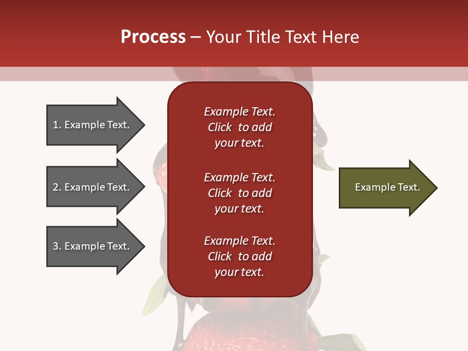 A Chocolate Covered Strawberry Powerpoint Presentation PowerPoint Template
