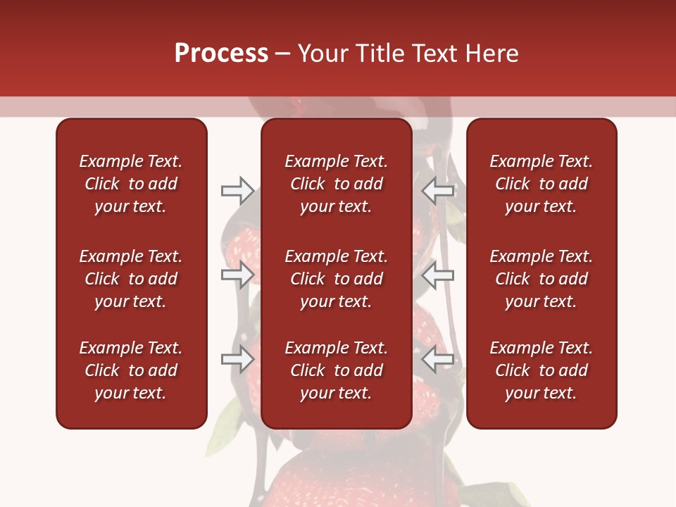 A Chocolate Covered Strawberry Powerpoint Presentation PowerPoint Template