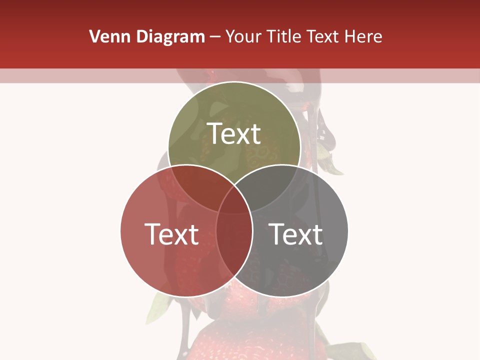 A Chocolate Covered Strawberry Powerpoint Presentation PowerPoint Template