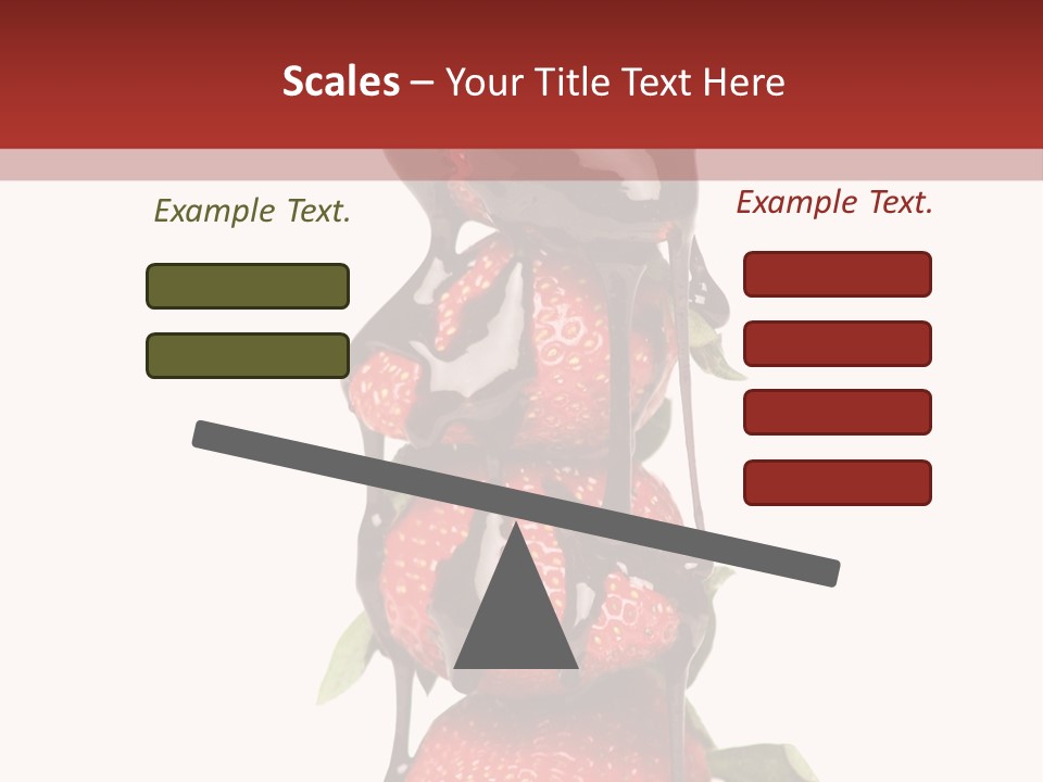 A Chocolate Covered Strawberry Powerpoint Presentation PowerPoint Template