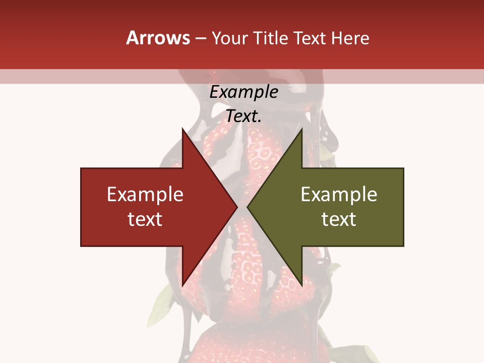 A Chocolate Covered Strawberry Powerpoint Presentation PowerPoint Template