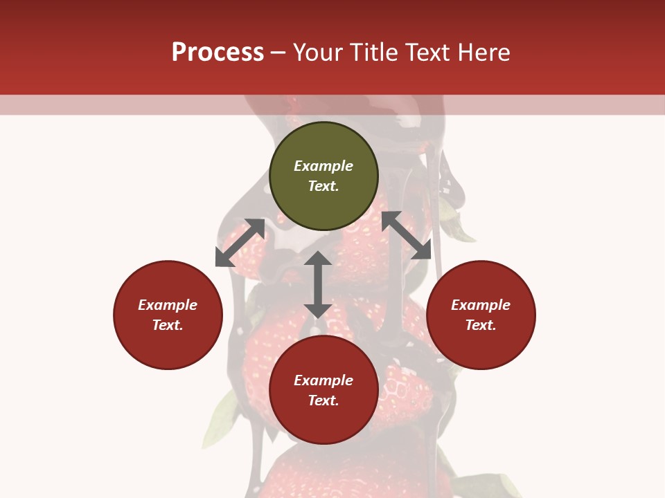 A Chocolate Covered Strawberry Powerpoint Presentation PowerPoint Template