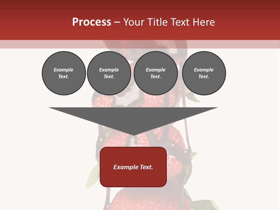 A Chocolate Covered Strawberry Powerpoint Presentation PowerPoint Template