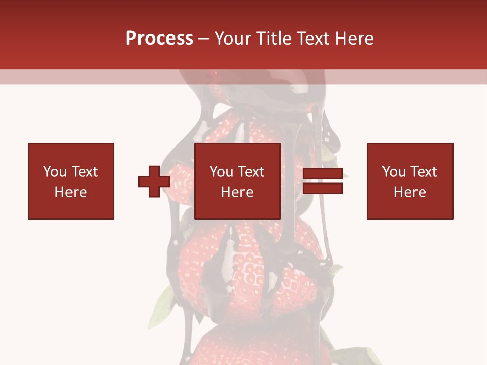 A Chocolate Covered Strawberry Powerpoint Presentation PowerPoint Template