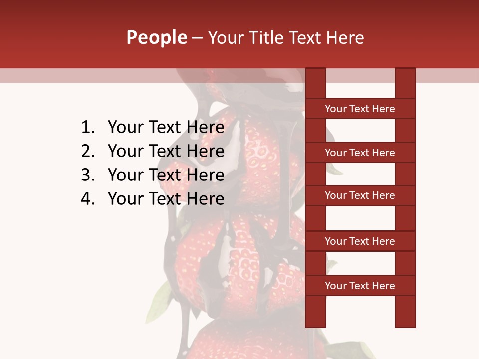 A Chocolate Covered Strawberry Powerpoint Presentation PowerPoint Template