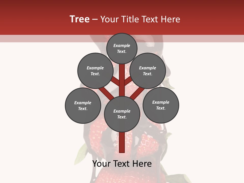 A Chocolate Covered Strawberry Powerpoint Presentation PowerPoint Template