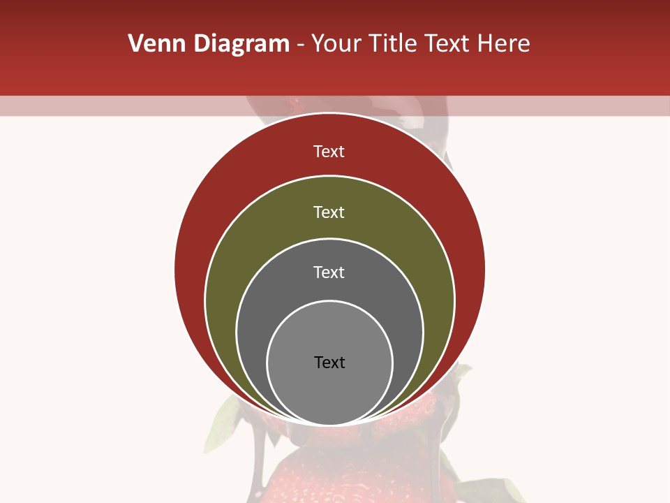 A Chocolate Covered Strawberry Powerpoint Presentation PowerPoint Template