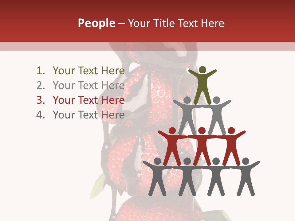 A Chocolate Covered Strawberry Powerpoint Presentation PowerPoint Template