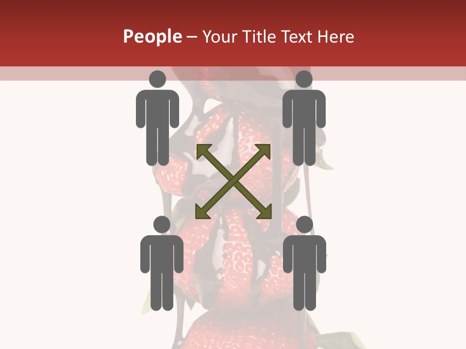 A Chocolate Covered Strawberry Powerpoint Presentation PowerPoint Template