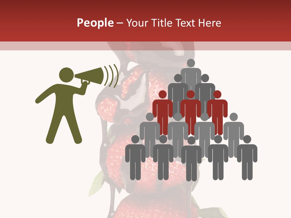 A Chocolate Covered Strawberry Powerpoint Presentation PowerPoint Template