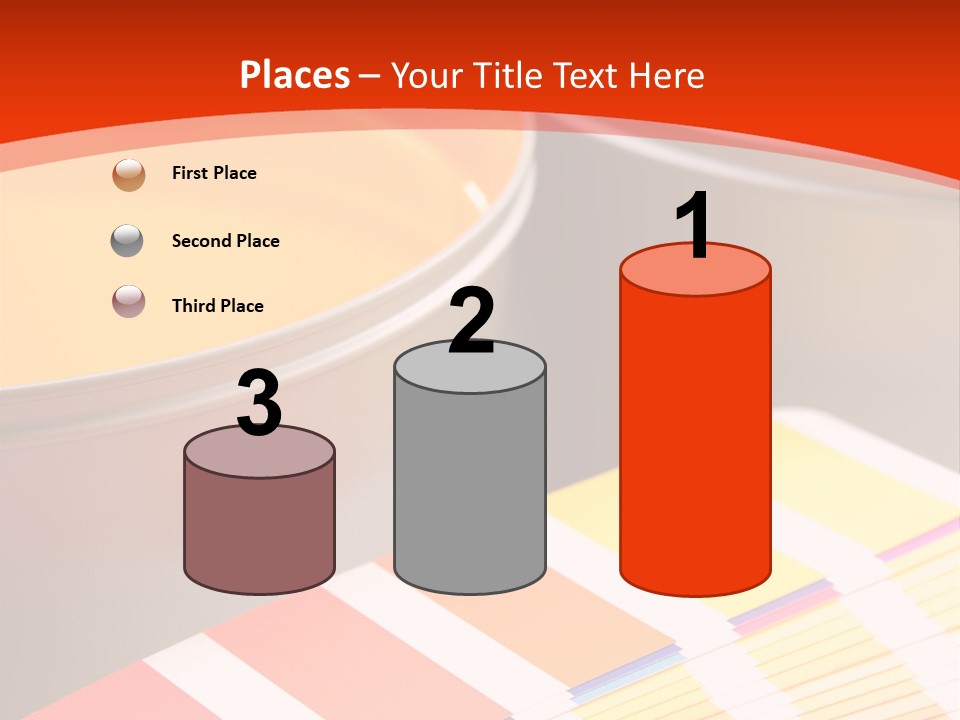 Printing Inks, Cyan, Magenta, Yellow PowerPoint Template