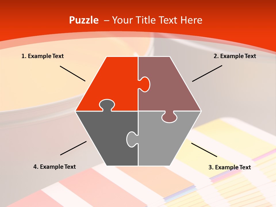 Printing Inks, Cyan, Magenta, Yellow PowerPoint Template