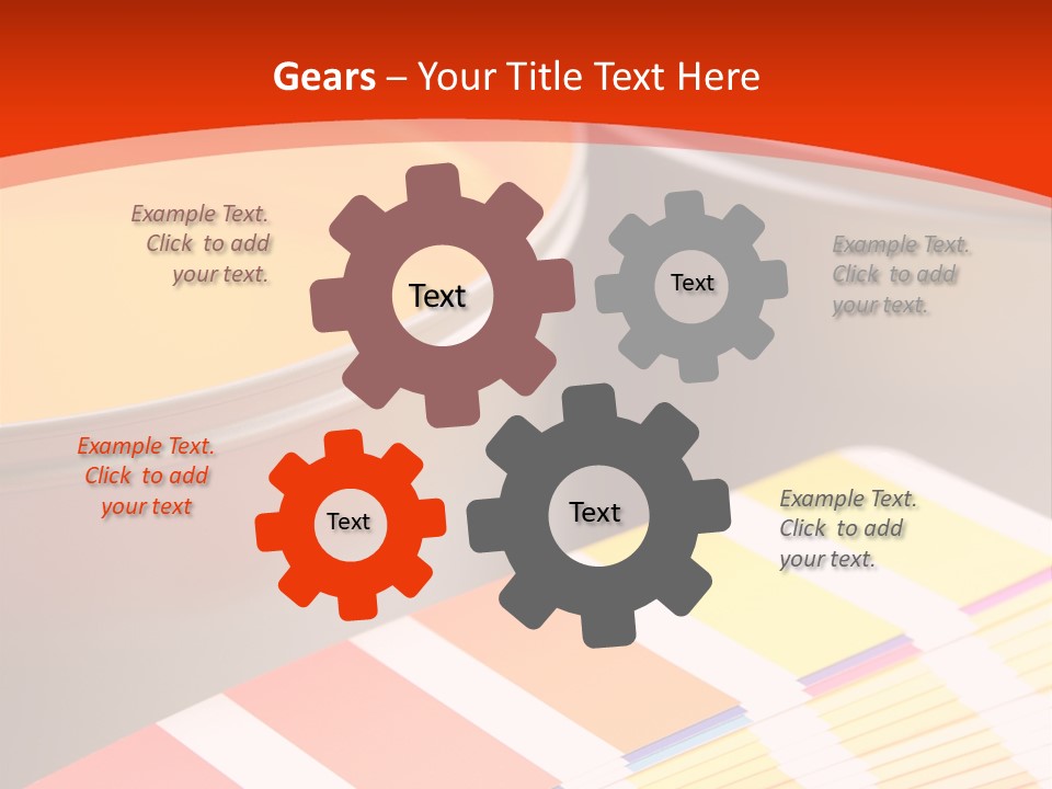 Printing Inks, Cyan, Magenta, Yellow PowerPoint Template