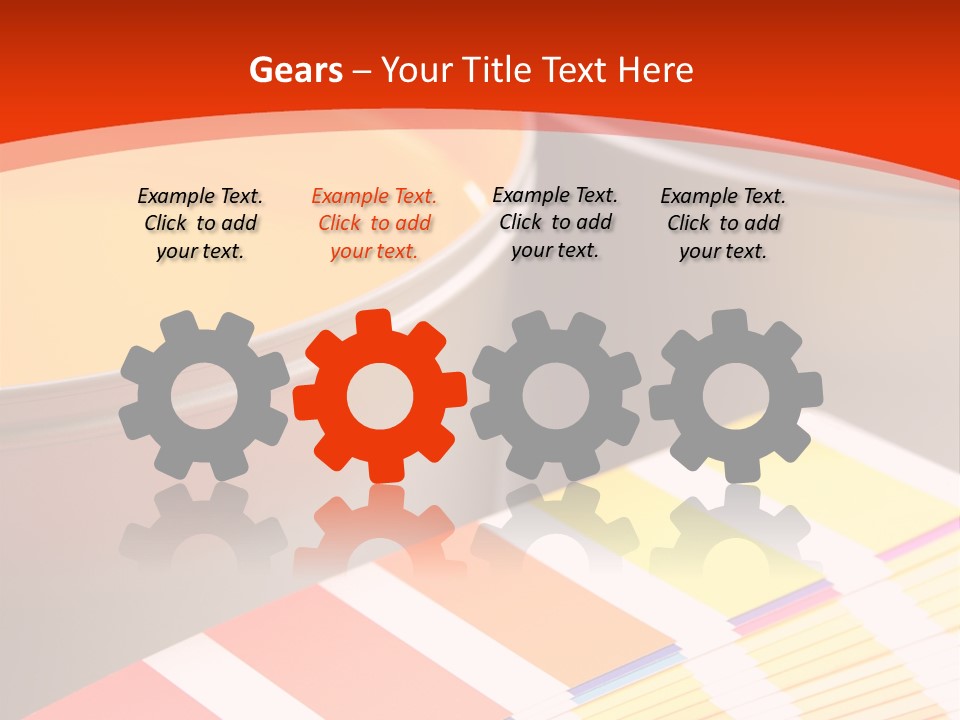 Printing Inks, Cyan, Magenta, Yellow PowerPoint Template