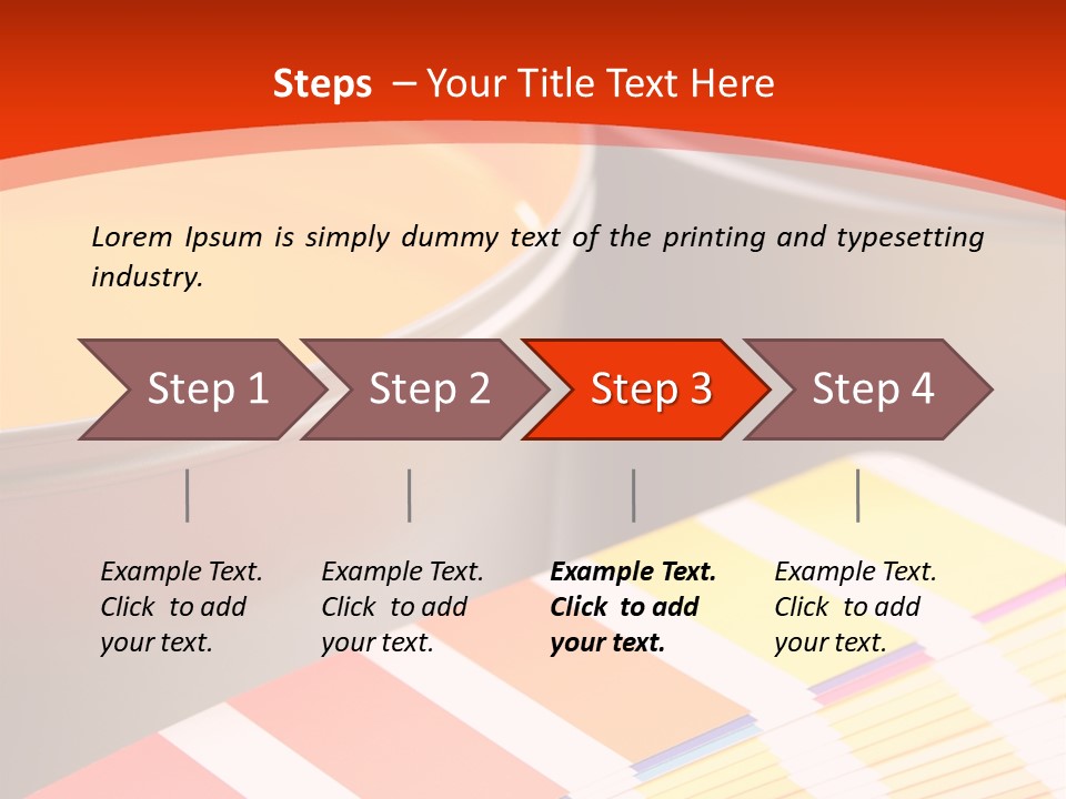 Printing Inks, Cyan, Magenta, Yellow PowerPoint Template