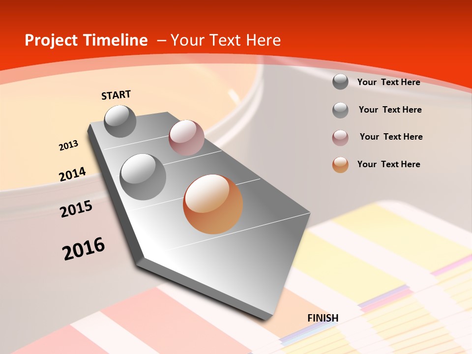Printing Inks, Cyan, Magenta, Yellow PowerPoint Template