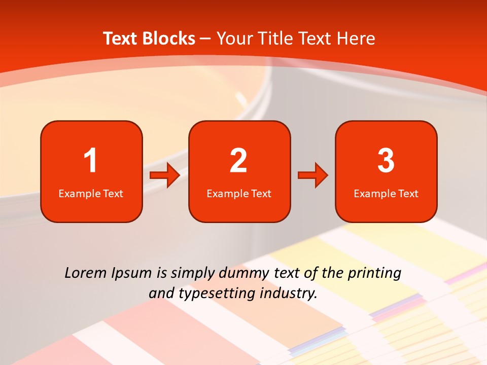 Printing Inks, Cyan, Magenta, Yellow PowerPoint Template