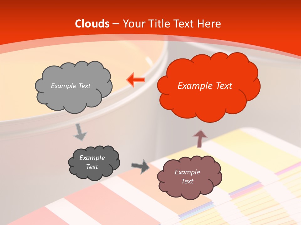 Printing Inks, Cyan, Magenta, Yellow PowerPoint Template