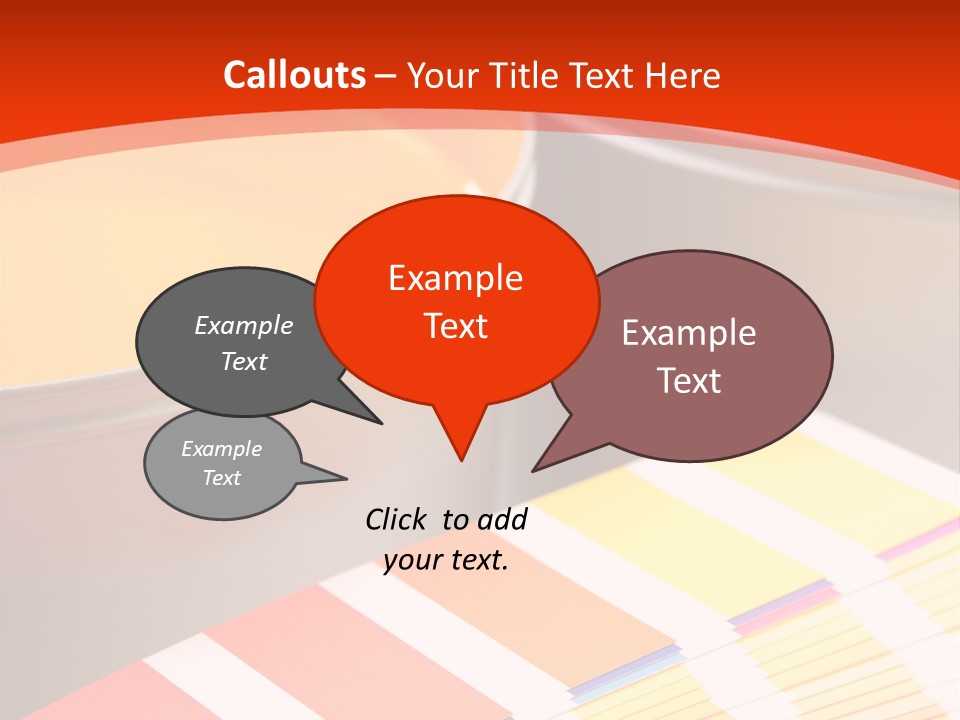 Printing Inks, Cyan, Magenta, Yellow PowerPoint Template