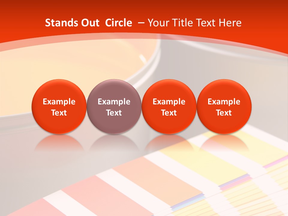 Printing Inks, Cyan, Magenta, Yellow PowerPoint Template