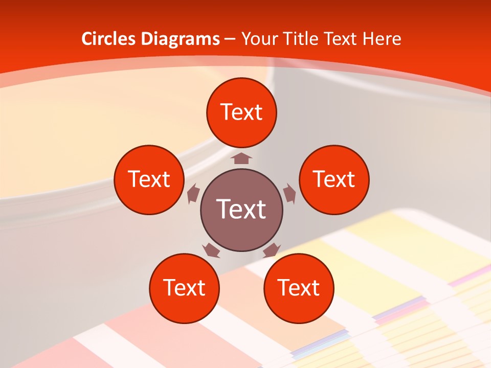 Printing Inks, Cyan, Magenta, Yellow PowerPoint Template