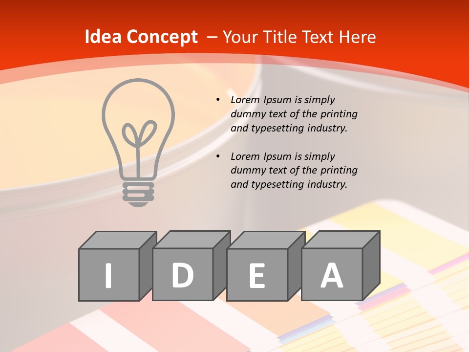 Printing Inks, Cyan, Magenta, Yellow PowerPoint Template