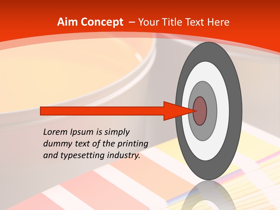 Printing Inks, Cyan, Magenta, Yellow PowerPoint Template