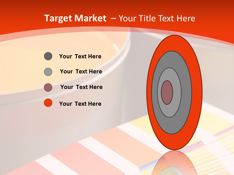 Printing Inks, Cyan, Magenta, Yellow PowerPoint Template