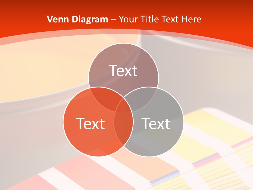 Printing Inks, Cyan, Magenta, Yellow PowerPoint Template