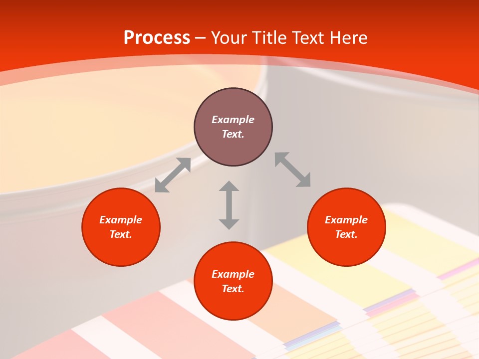 Printing Inks, Cyan, Magenta, Yellow PowerPoint Template