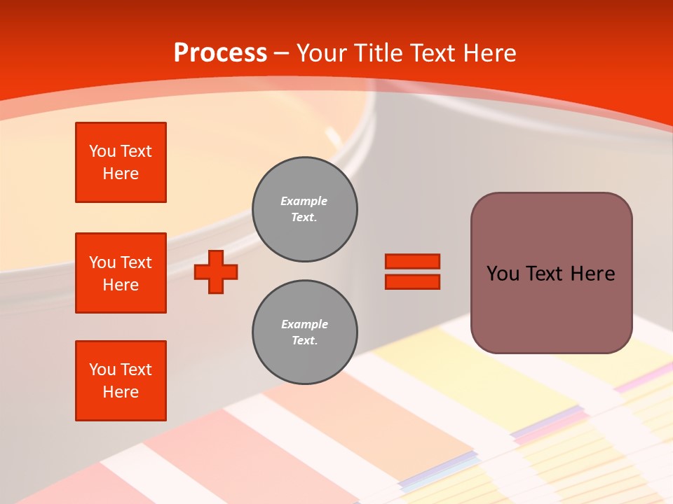 Printing Inks, Cyan, Magenta, Yellow PowerPoint Template