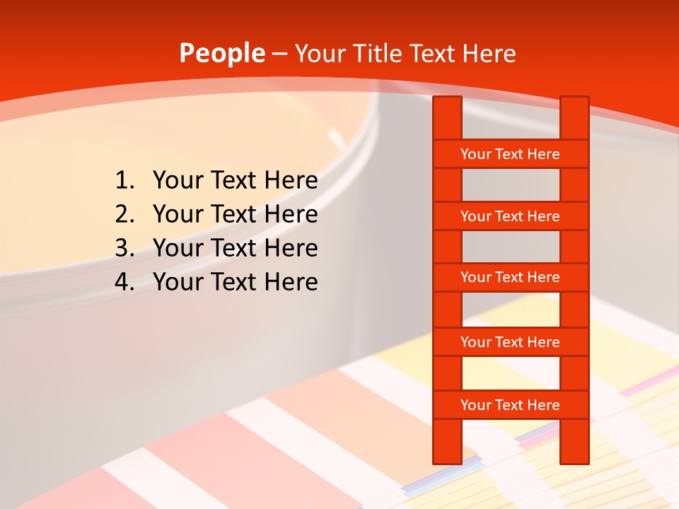 Printing Inks, Cyan, Magenta, Yellow PowerPoint Template