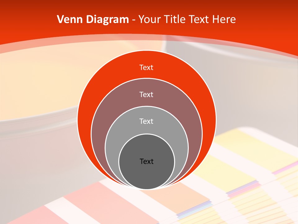 Printing Inks, Cyan, Magenta, Yellow PowerPoint Template
