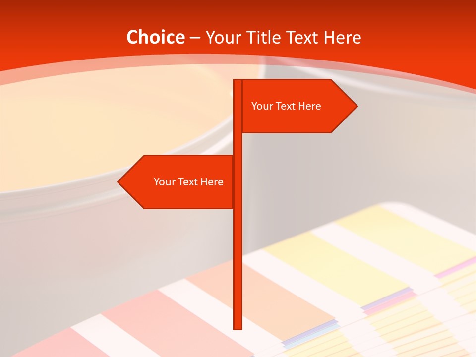 Printing Inks, Cyan, Magenta, Yellow PowerPoint Template