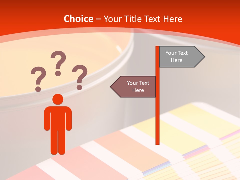 Printing Inks, Cyan, Magenta, Yellow PowerPoint Template